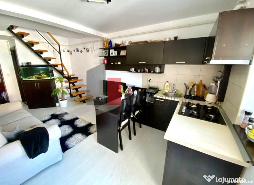 Apartament 2 camere tip duplex, 46,5 mp, mansardat, cu ba...