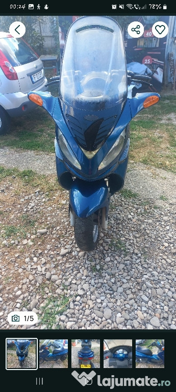 Scuter Malaguti Madison 250 cmc – 2010 – Aducere din Italia