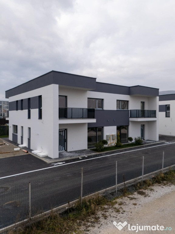 Casă duplex nouă, 133 mp, zonă liniștită, acces rapid Cluj-Floresti