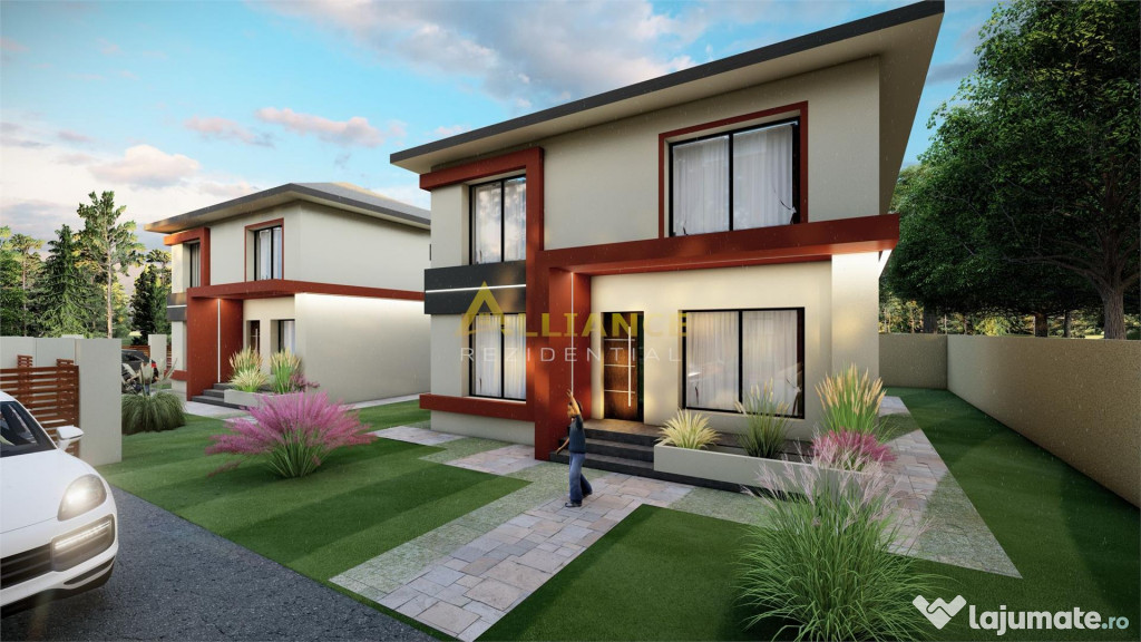 Vila , 110 mp utili, 4 camere – Complex nou (16 vile)