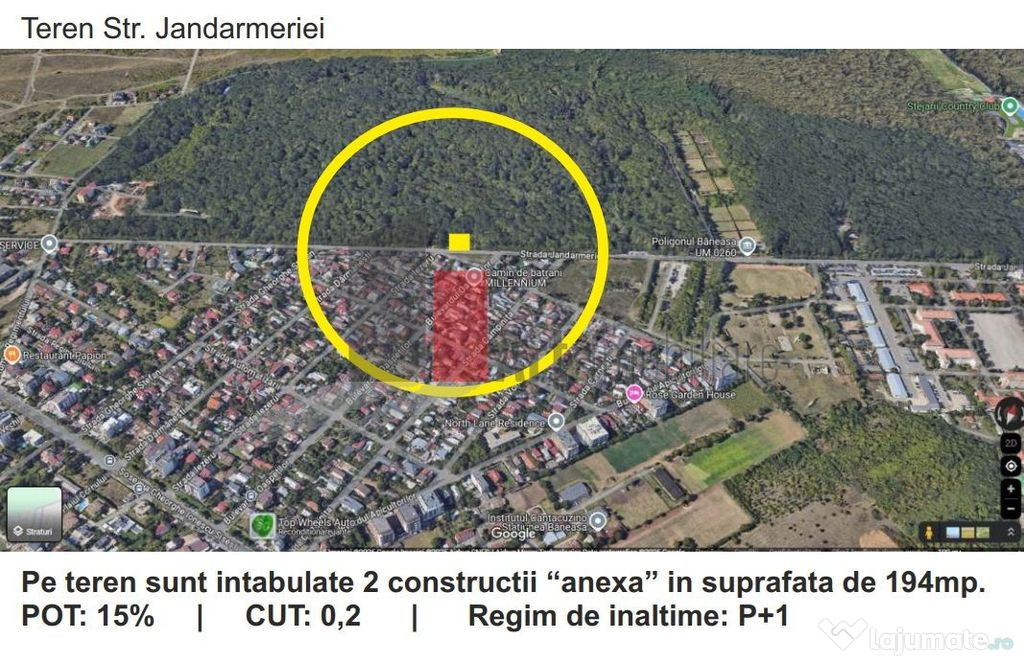 Teren padure Baneasa Jandarmeriei