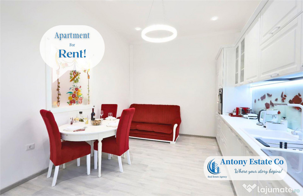 Apartament de inchiriat, 3 Camere, Open Space, Tudor Vladimi