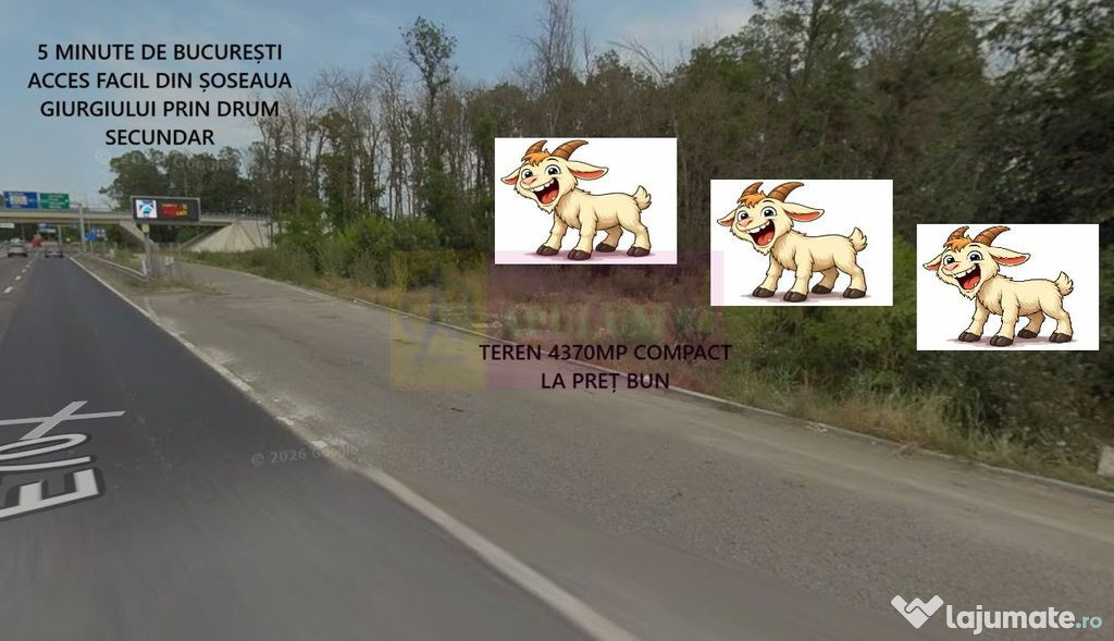 Teren la Joncțiunea dintre A0 și DN5