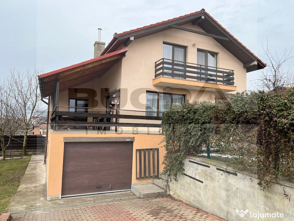 Casa individuala, 4 camere, 150mp utili, garaj, Chinteni