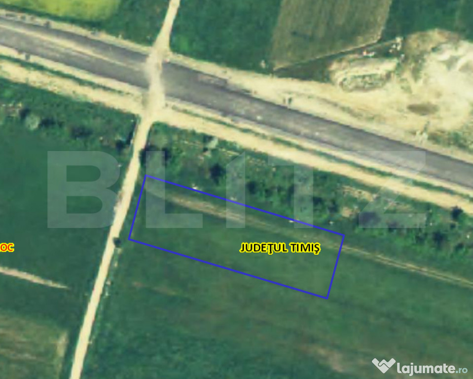 Teren extravilan, 2.050 mp, zona Giroc - Centură