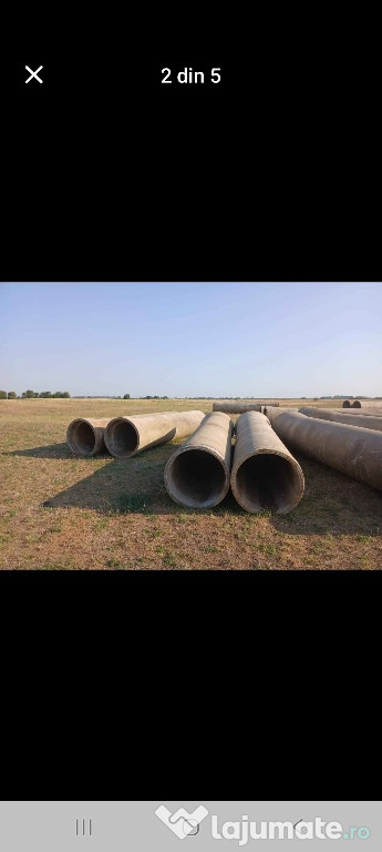 Tuburi de beton dublă armătură