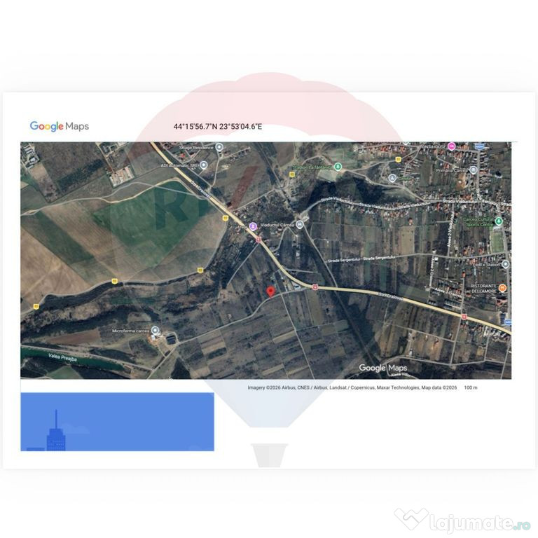 Teren 3,000mp Carcea / Calea Craiovei