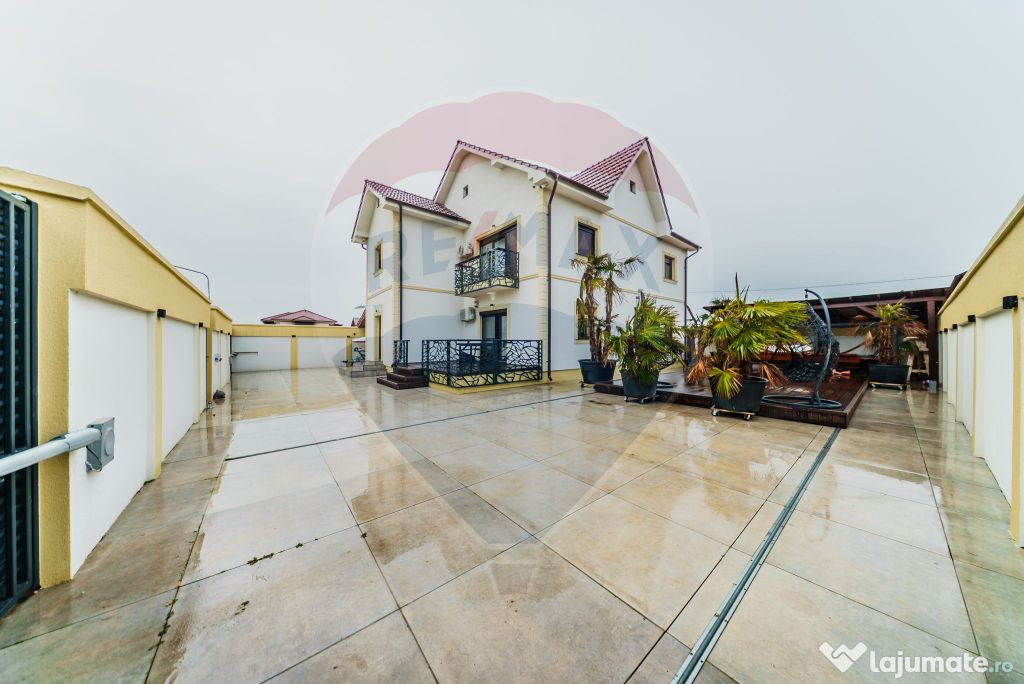 Casă de lux , finisaje premium, piscină, curte amenajat...