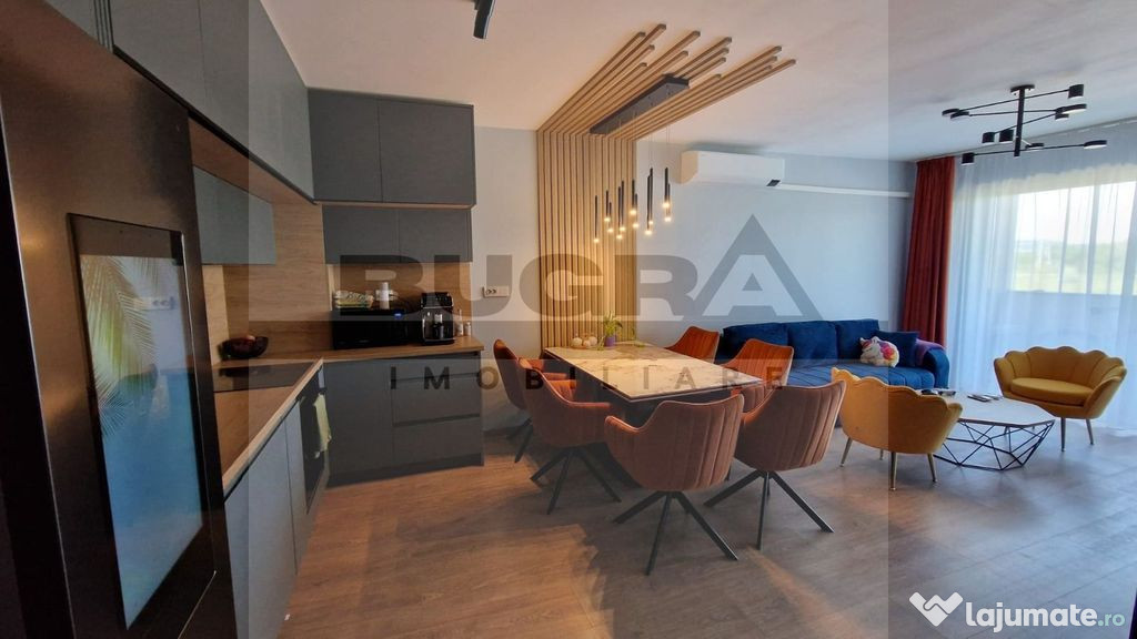 Apartament 3 camere, 74 mp, LUX, garaj, zona Sopor