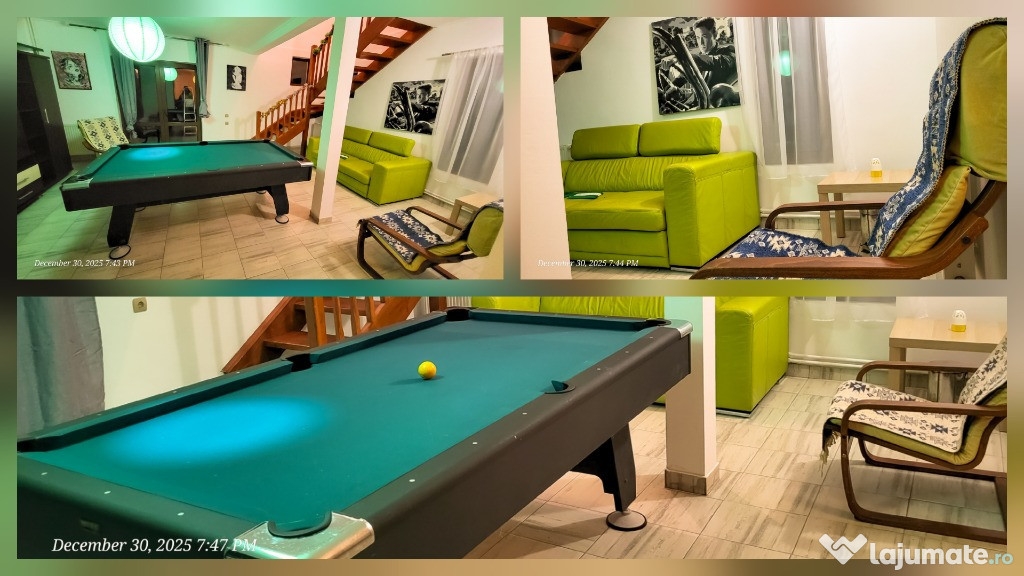 Cabana La Breazu – Trambulină & Biliard | 3 bai - 2 dormitoare