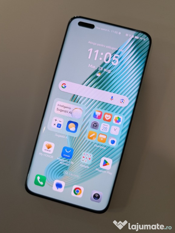 Telefon Honor Magic5 Pro 5G, 512GB, 12GB RAM, Dual SIM, Meadow Green
