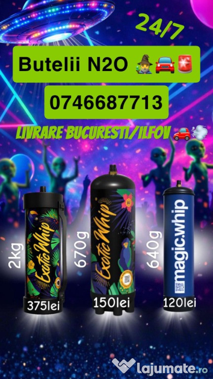 Butelie Exotic Whip + Magic 120lei Livrare NON-STOP