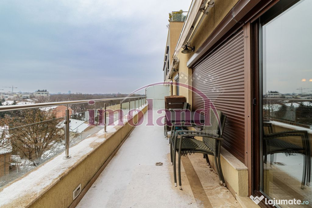 Vanzare- Apartament cu terasa - vedere libera Herastrau -...
