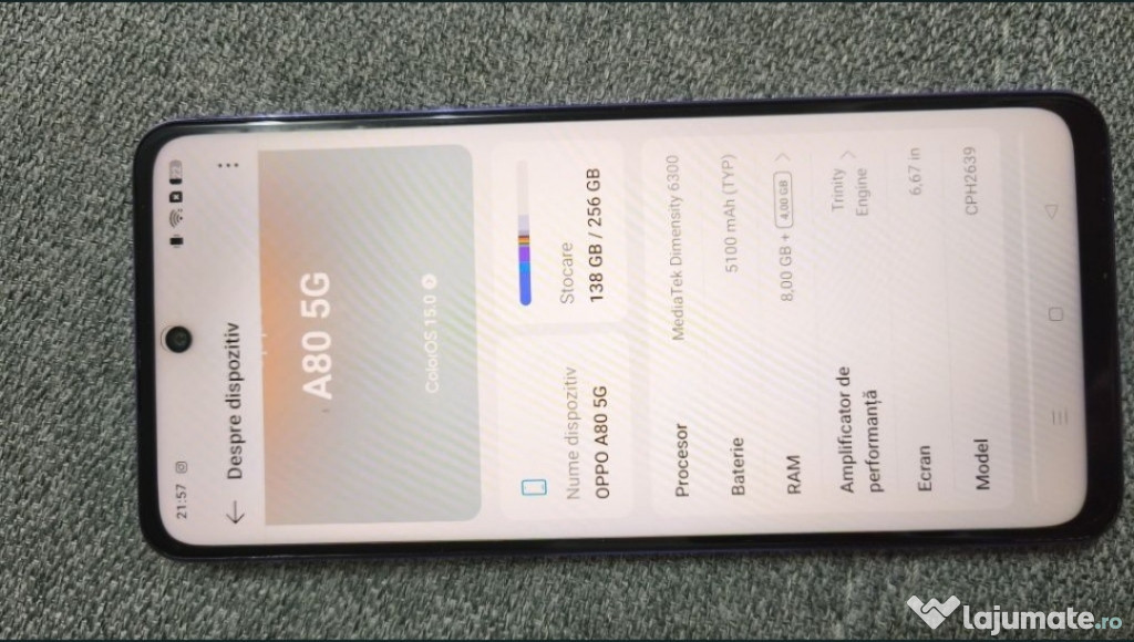 Telefon Oppo A80 5G