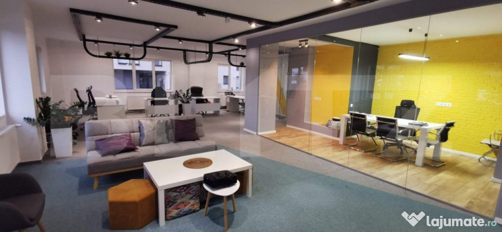 Birou finisat clasa A, 220 mp, zona Calea Turzii, 3 parcari