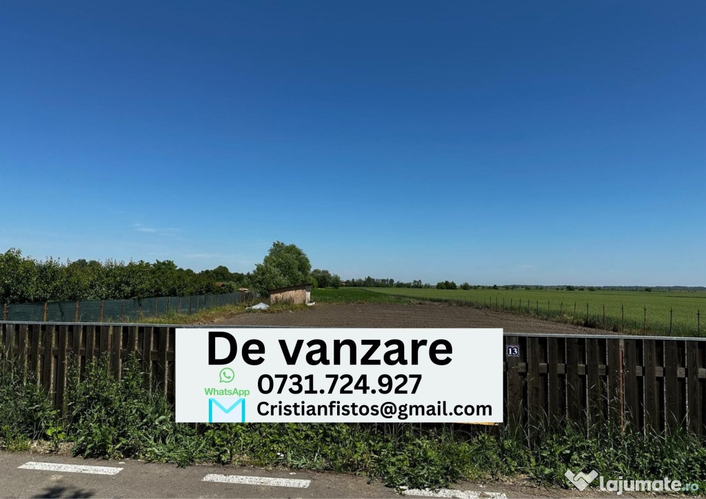 Teren intravilan de vanzare in Filipesti