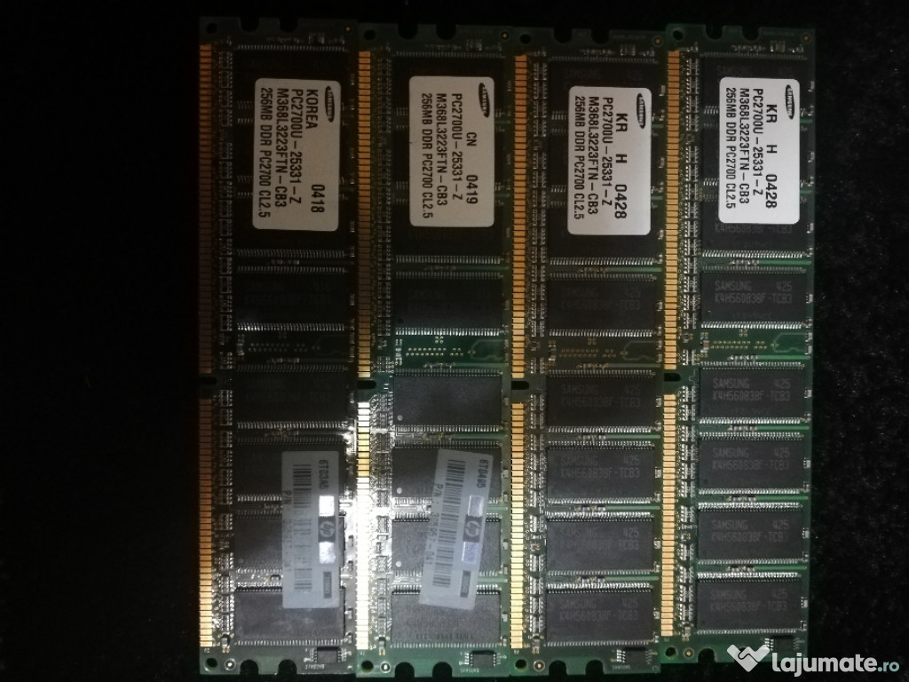Ram-i 4x256 mb DDR1