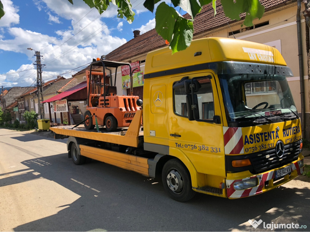 Tractari auto/platforma/băile Herculane