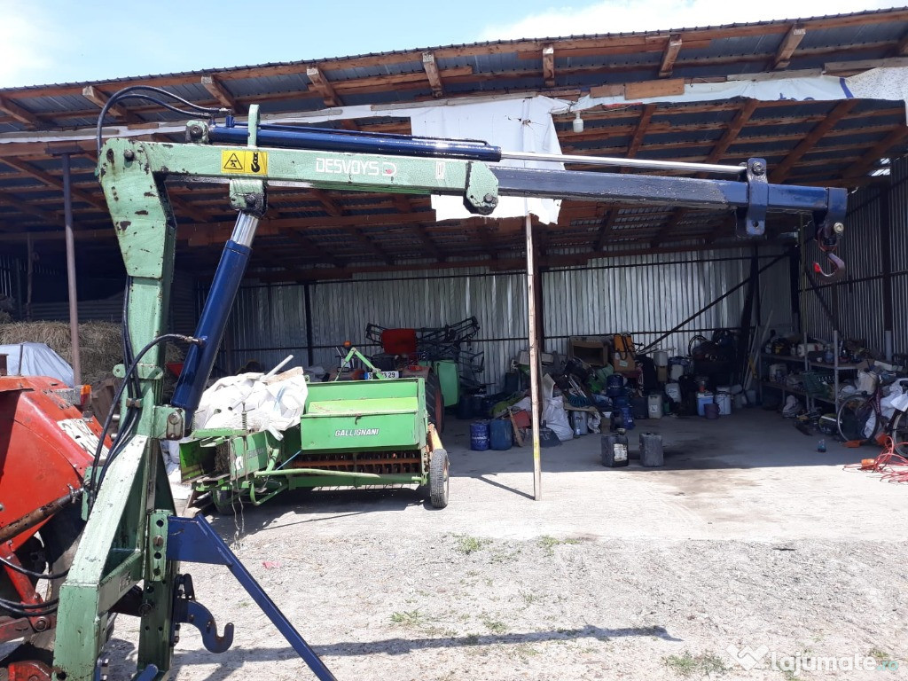 Macara telescopica pt tractor