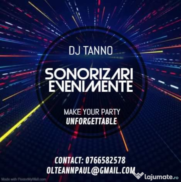 DJ Evenimente / Sonorizare / Lumini