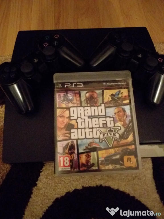 Playstation 3 cu gta 5 si doua console