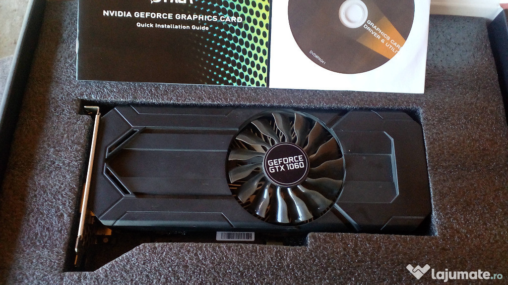 Placa video Gaming Palit StormX GeForce GTX 1060, 3GB GDDR5,