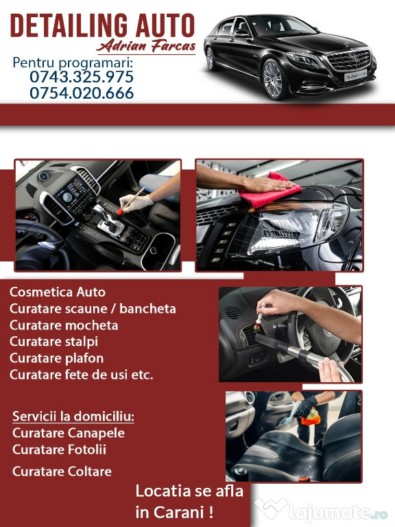 CURĂȚARE / SPĂLARE TAPITERII ȘI INTERIOR AUTO