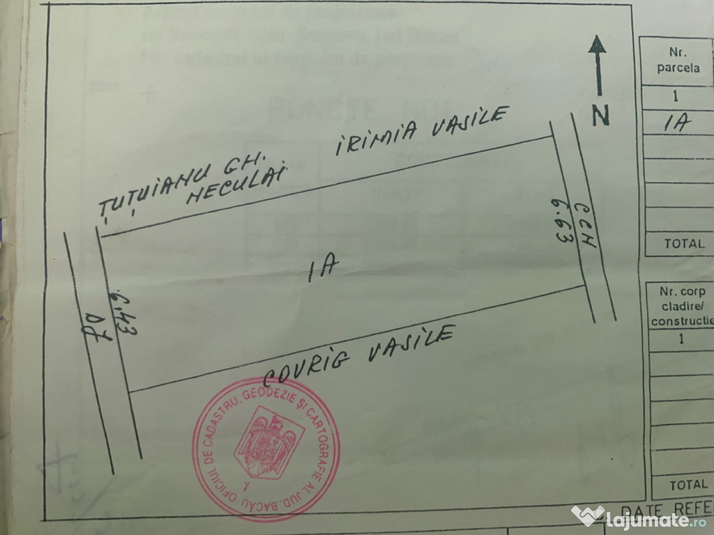 Teren Saucesti Bacau 3500mp