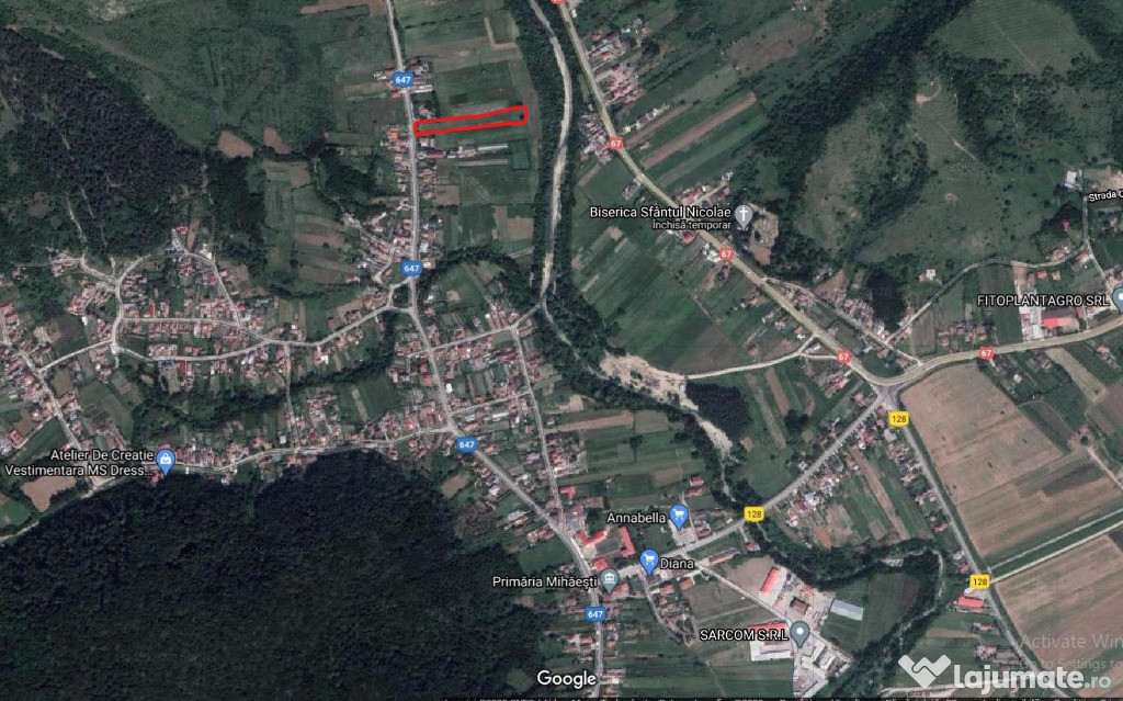 Teren 3400 mp Buleta, Com. Mihaesti, Valcea