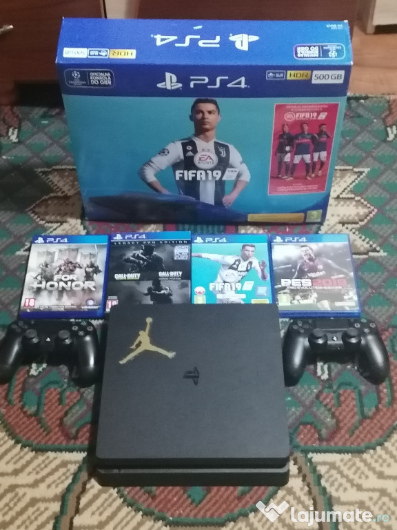 Ps4 cu doua controllere+4 jocuri