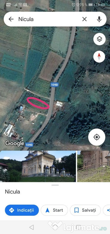 Teren extravilan in Nicula