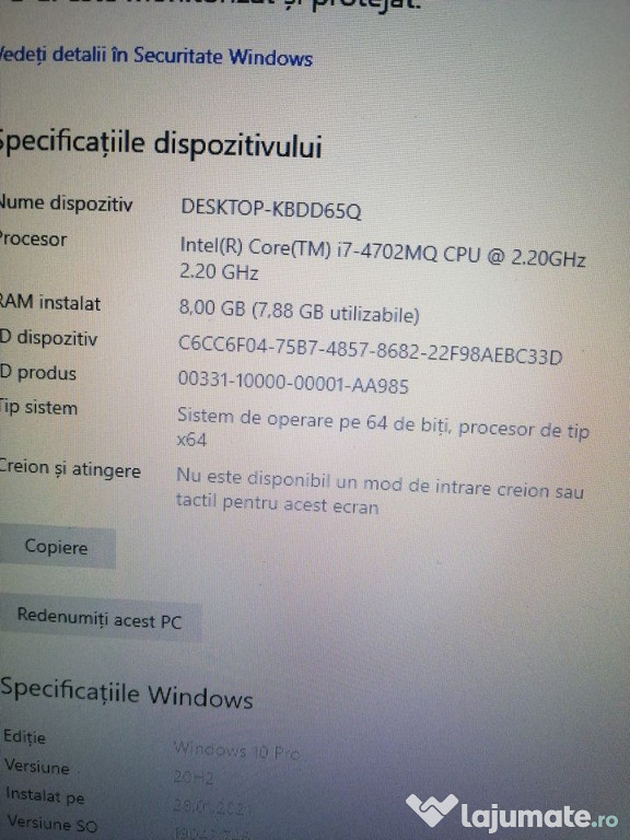 Laptop Acer I7 17.3 Inci
