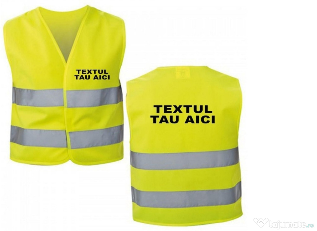 Veste reflectorizante personalizate