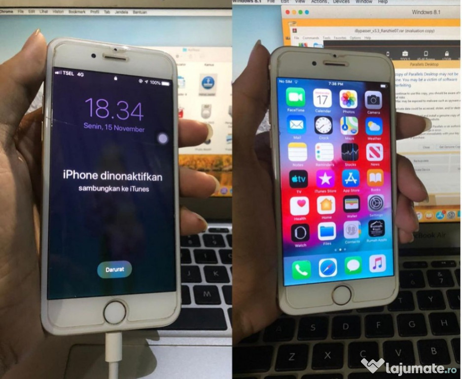Deblocage iphone ipad bloquer sur icloud et itunes