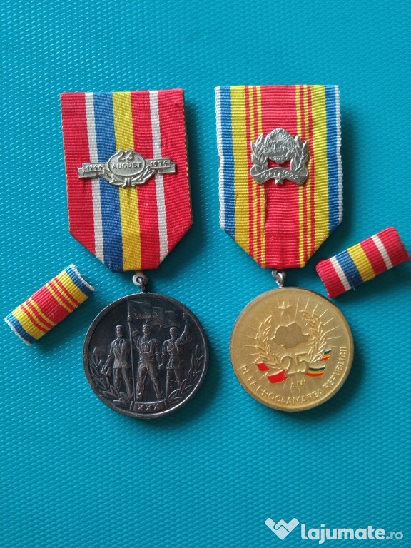 Medalii de colecție, 25 ani și 30 ani, stare perfectă