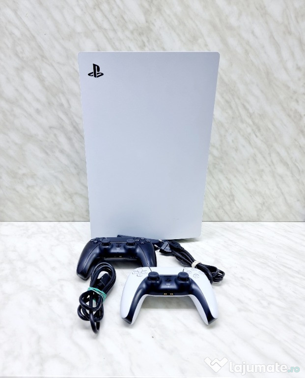 Consola PlayStation 5 PS5 cu Disk, 2 Controllere, ZEUS Amane