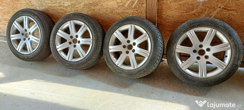 4 roți iarnă aliaj Audi A4 205/55R16