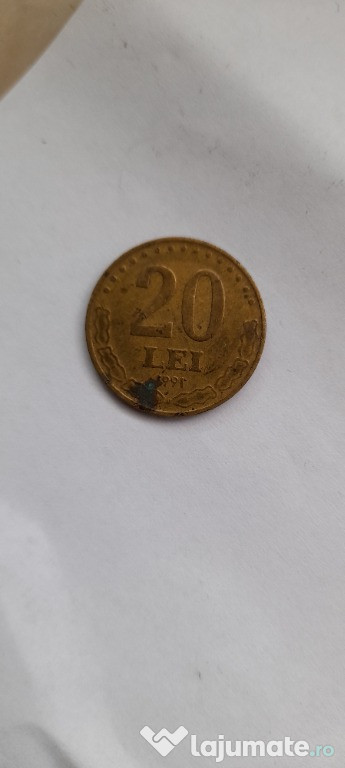 Moneda 20 lei 1991