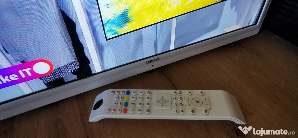 Led tv de bucatarie Teletech 60cm alb