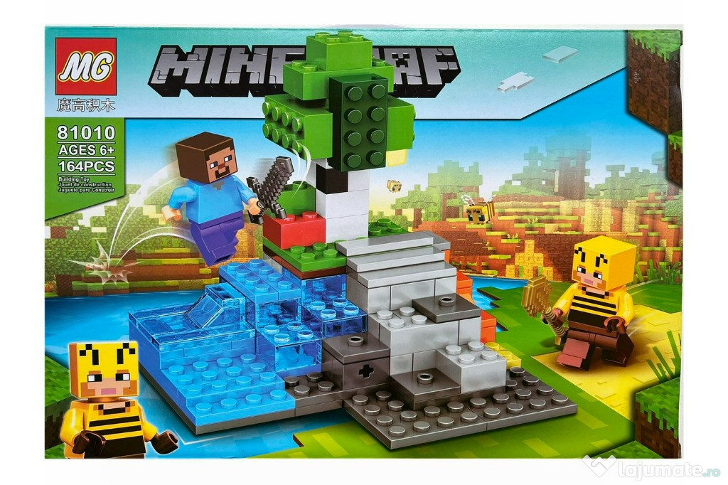 Set de constructie Minecraft, 164 piese tip lego