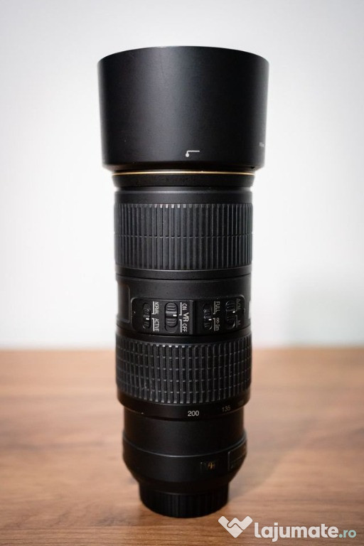 Nikon 70-200mm, f/4G ED VR, Obiectiv Foto