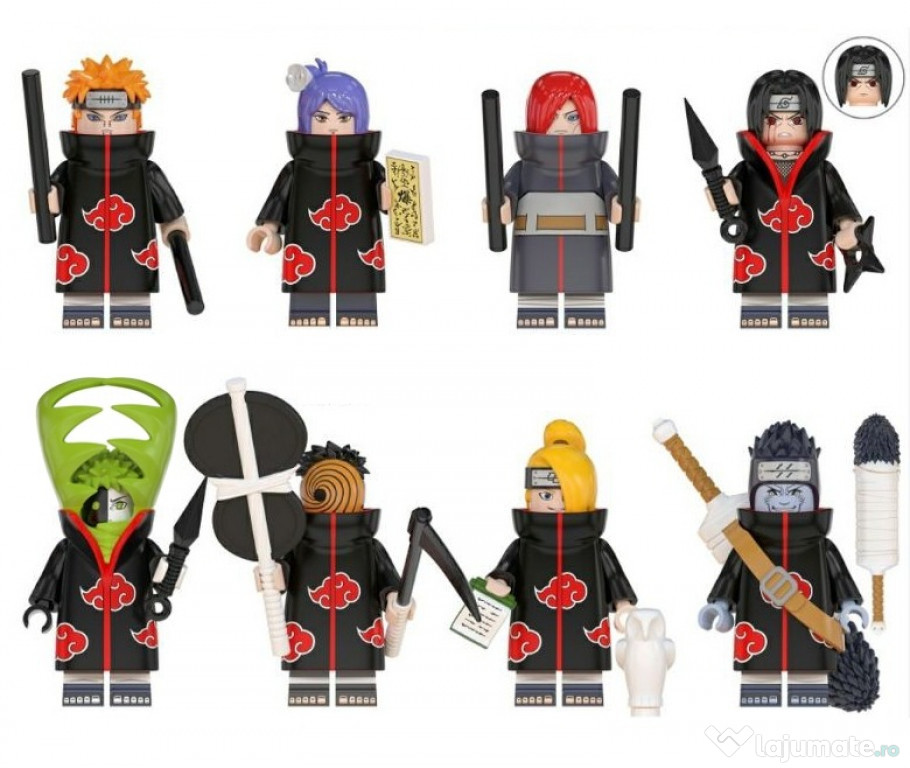 Set 8 Minifigurine noi tip Lego Naruto pack18