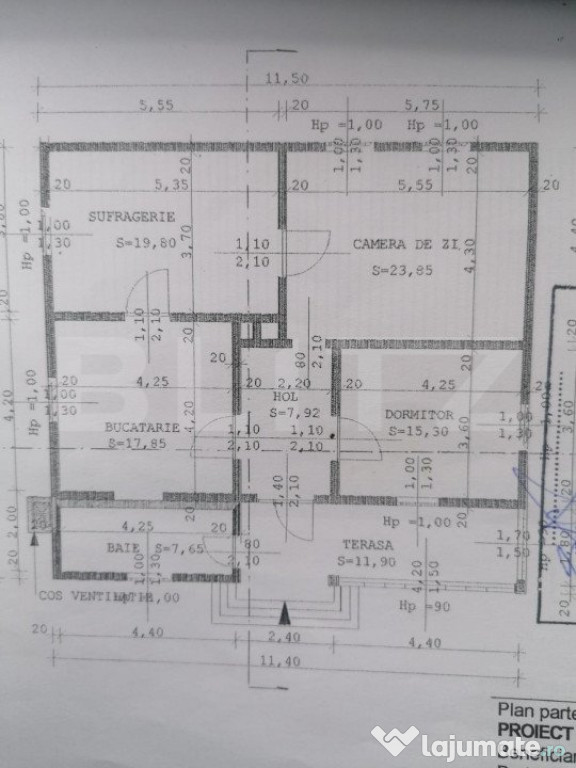 Casa 3 camere, 104mp, Patrauti