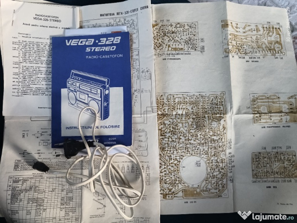 Manual si schema Radio Casetofon Vega 328