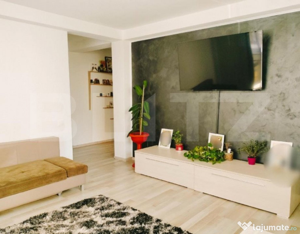 Apartament 2 camere la parter,58 mp, curte privată, Sanpet