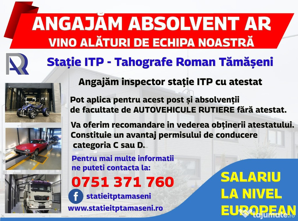 Inspector ITP absolvent AR