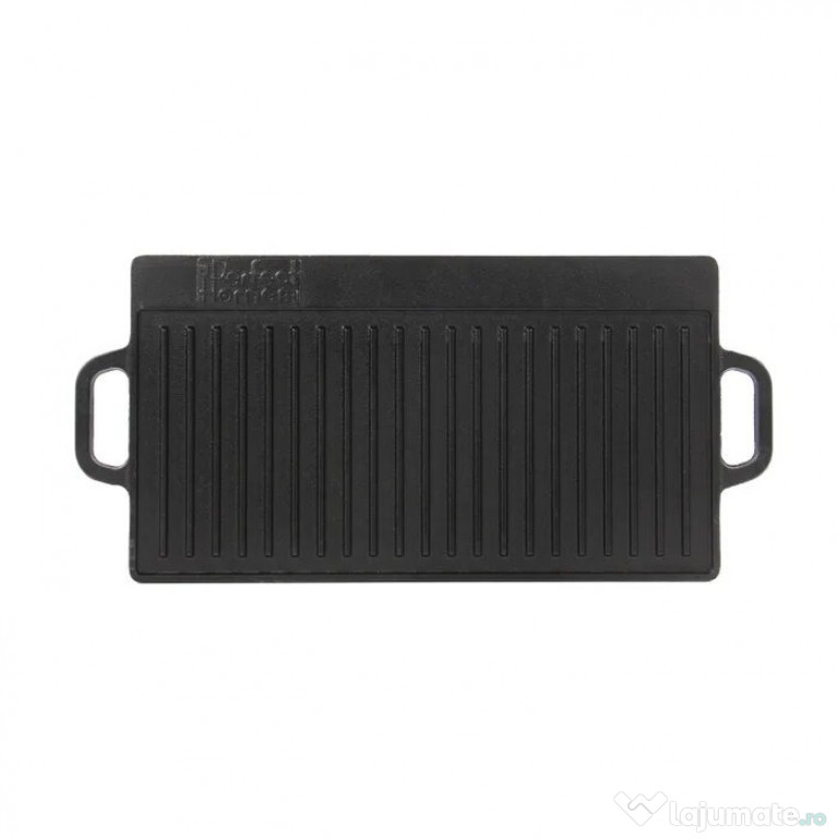 Plita Grill Chef, reversibila, fonta, 50 x 23.5 cm