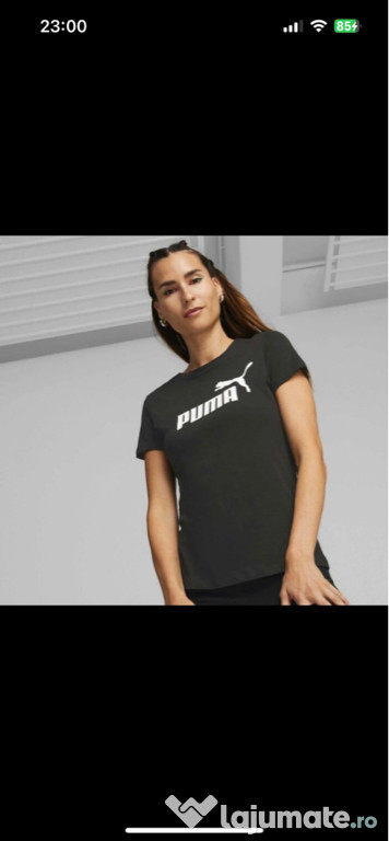 Tricou negru Puma