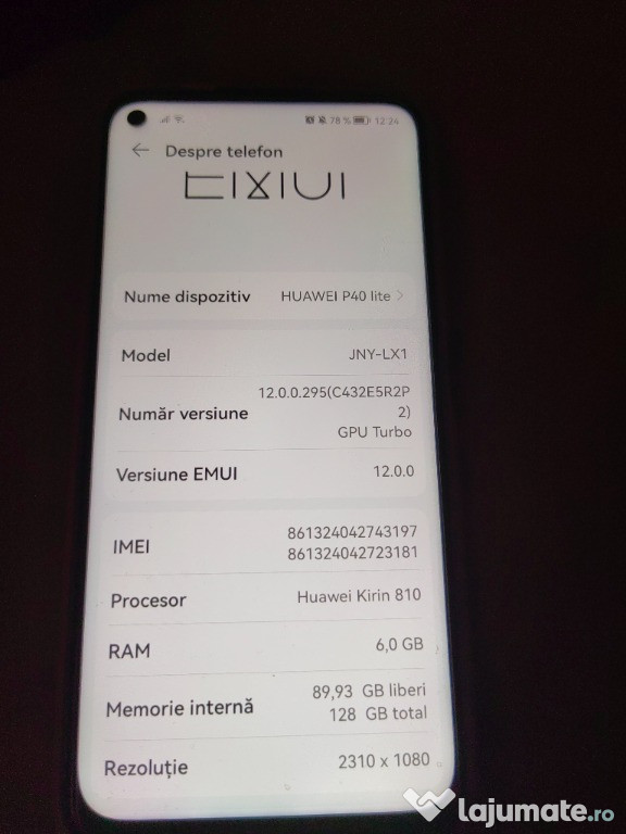 Huawei p40 lite 6gb ram