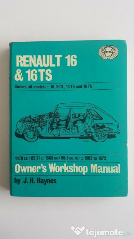 Manual reparatii auto clasic Audi Fiat Ford Lada Opel Renault Rover VW